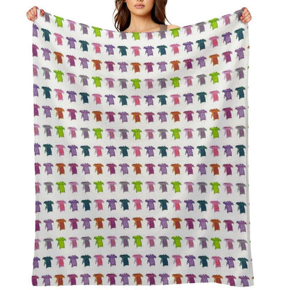 M.B. Tidey Tablesaw 1880 - Warhol Style Quick-dry Throw Blanket