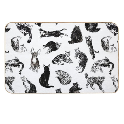 Kitty Kitty, Bang-bang!  Pet-Safe Bath Mat