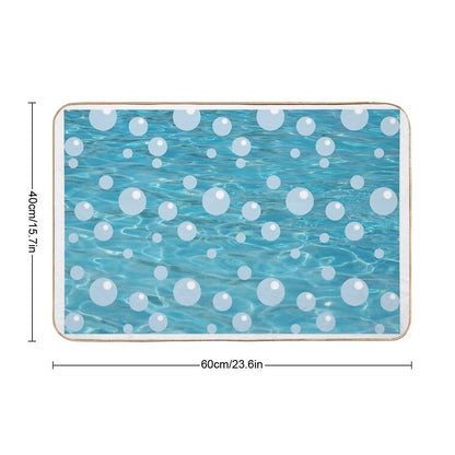 Watery Scene  Anti-Trip Bath Mat