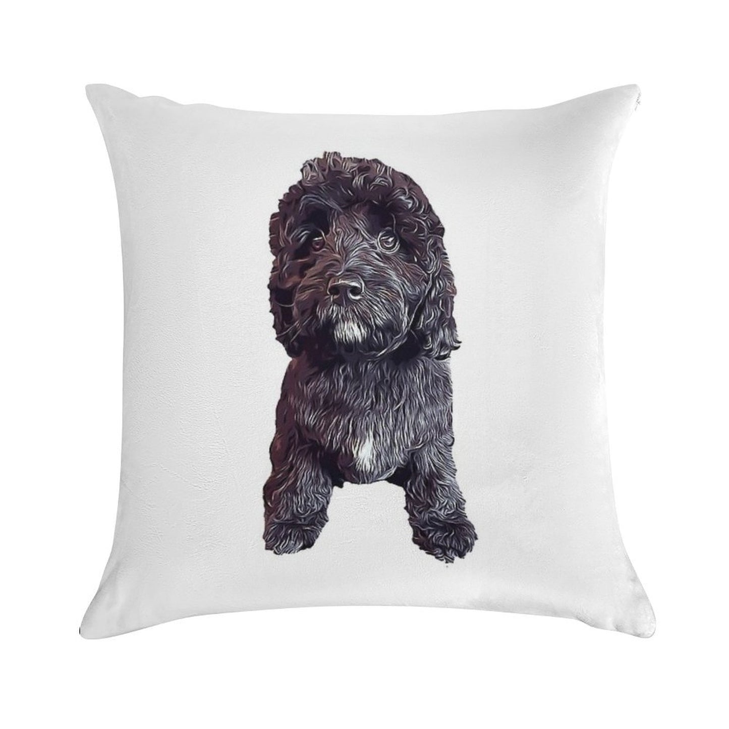 Cavapoo Cavoodle Cockapoo Cuteness Soft Style Accent Throw Pillow