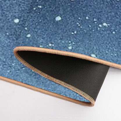 Falling Snowflakes  Repositionable Bath Mat