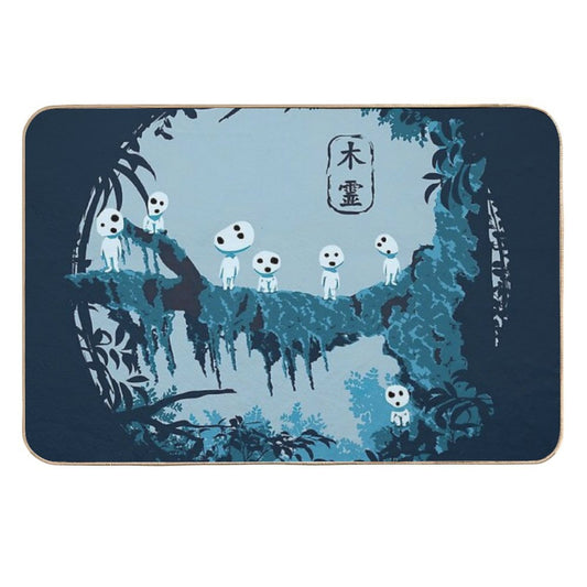 Kodama Studio Ghibli  Multi-Purpose Bath Mat