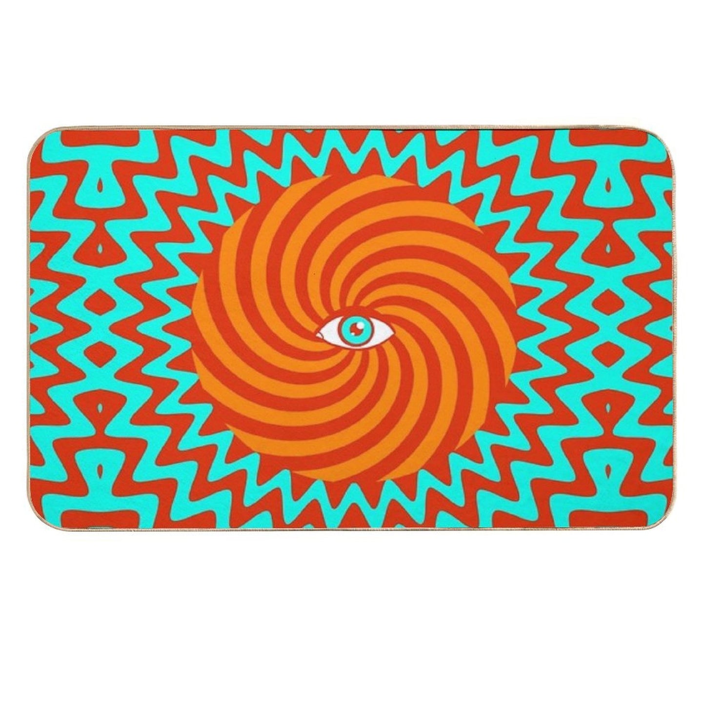 Hypnotic Eye  Pet-Safe Bath Mat
