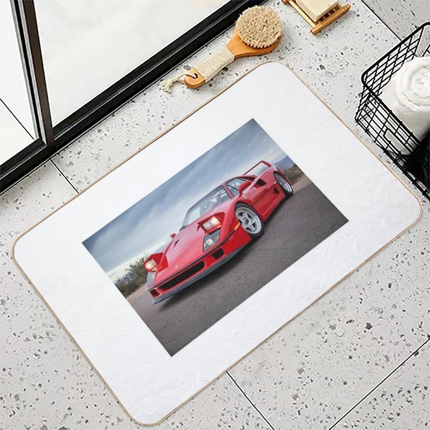 Ferrari F40  Pet-Safe Bath Mat