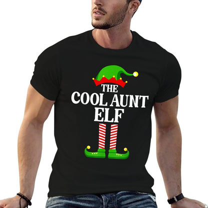 Cool Aunt Elf Family Matching Group Funny Christmas  Moisture-wicking T-Shirt