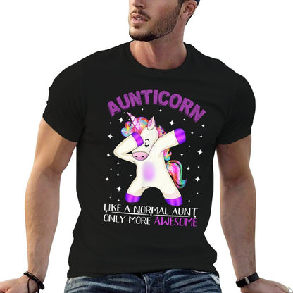 Aunticorn Like An Aunt Only Awesome Dabbing Unicorn Tshirt Comfortable T-Shirt