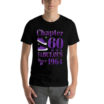 Chapter 60 Fabulous Since 1964 Funny 60th Birthday  Vintage-inspired T-Shirt