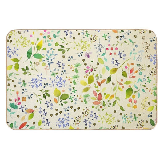 Little Floral Chintz Pattern  Anti-Trip Bath Mat