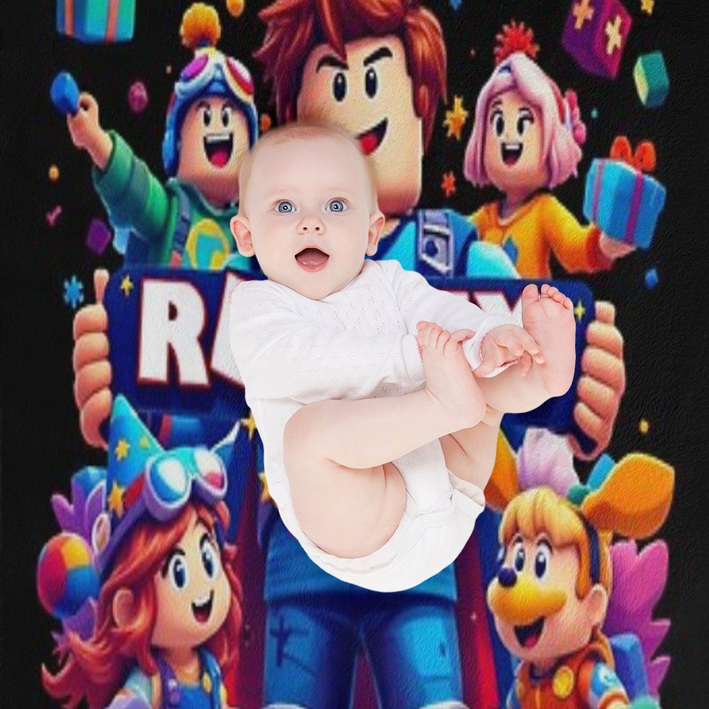 Roblox Vibrant - Kids Anti-pilling Throw Blanket