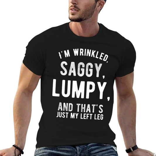 Saggy &amp; Lumpy Fifty 50th Birthday Gag Joke Father Gift Idea  Affordable Price T-Shirt