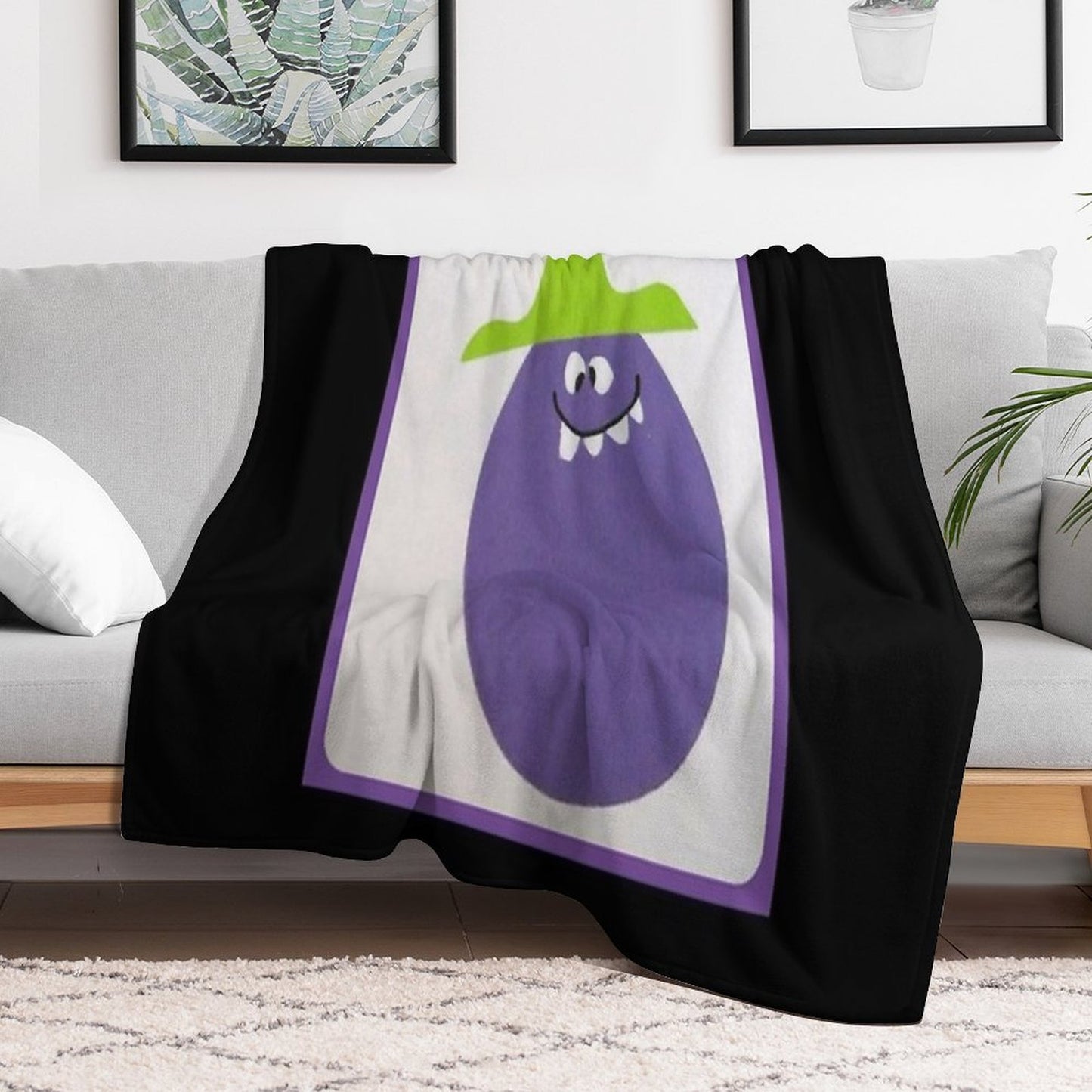 Goofy Grape Multi-functional Throw Blanket