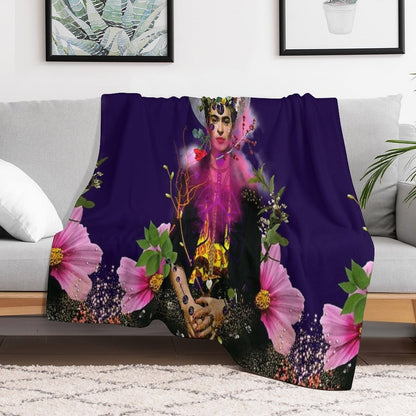I Drank to Drown My Sorrows, But The Damned Things Learned How to Swim. Compact Throw Blanket