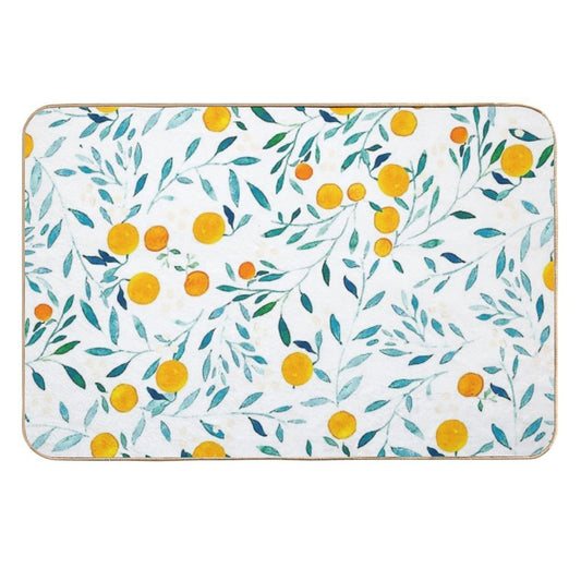 Orange Tree  Pet-Safe Bath Mat