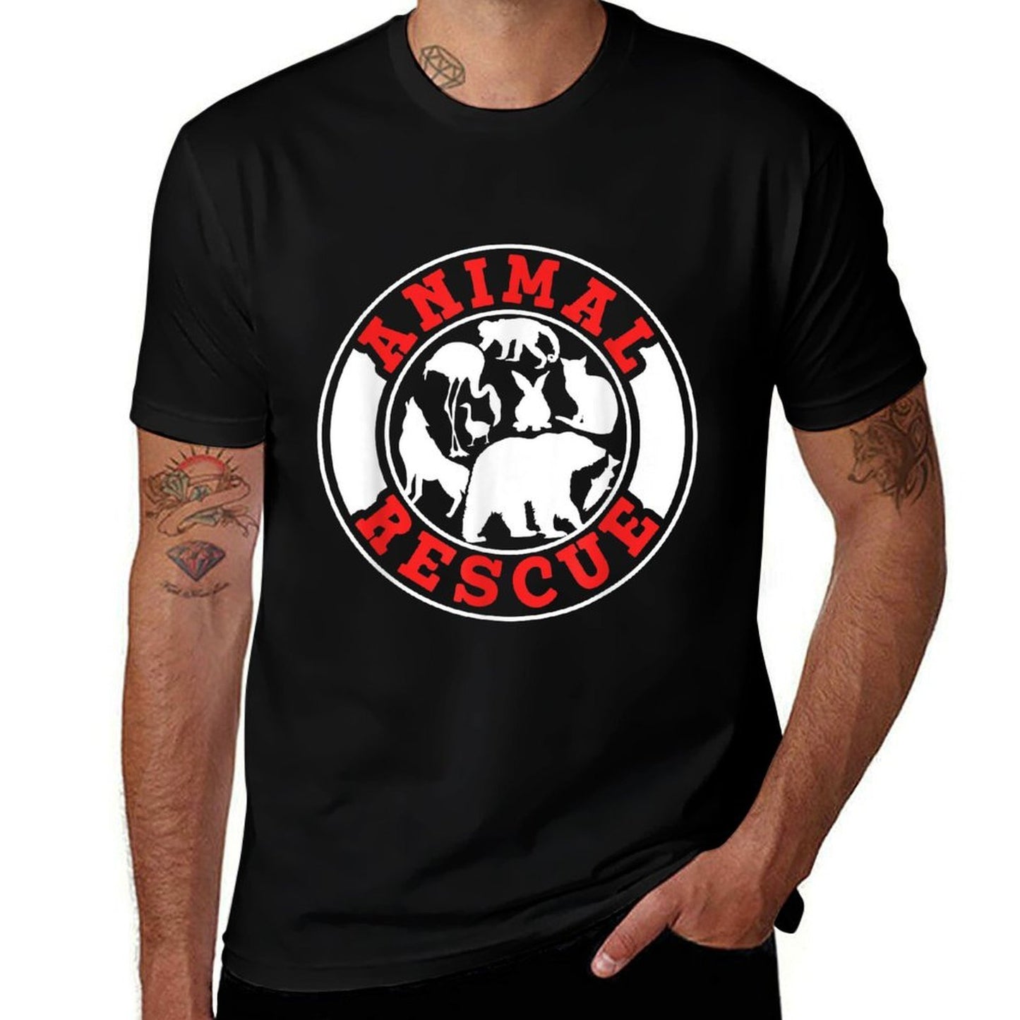 Animal Rescue Rescuing Save Animals Animal  Versatile T-Shirt