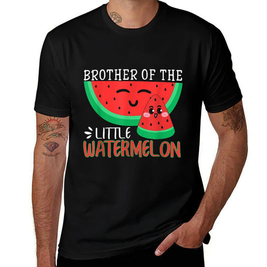Brother Of The Little Watermelon Melon Family Matching  Slim-fit Cut T-Shirt