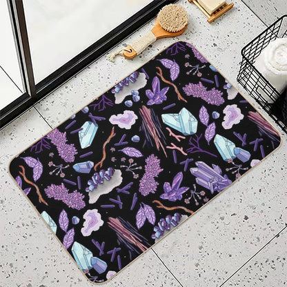 Crystals And Stones  Non-Slip Bath Mat