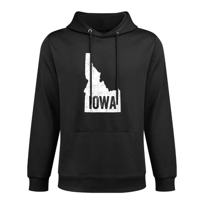 Idaho Iowa Funny Geography Mix Up Joke Idawa Pride Customizable Surface Hoodie