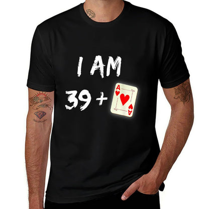 40th Birthday Poker Poker Player Gift Party Ace  Stretchy T-Shirt