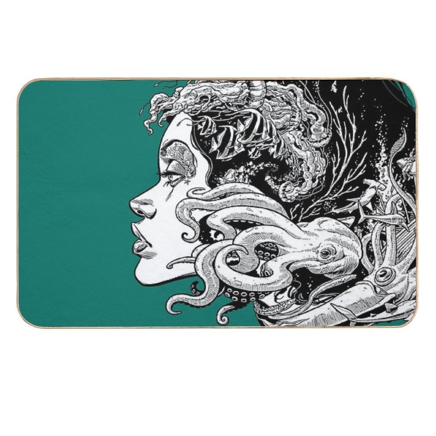 Poseidon's Mistress Alternate Durable Bath Mat