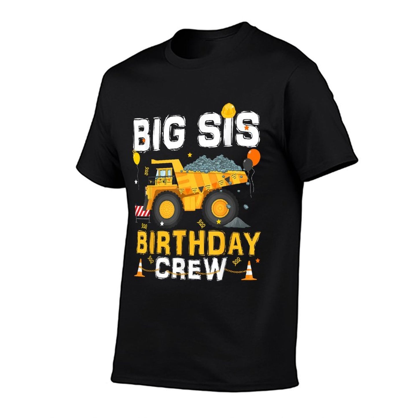 Big Sister Birthday Crew Matching Construction B-day Boy  Lightweight T-Shirt