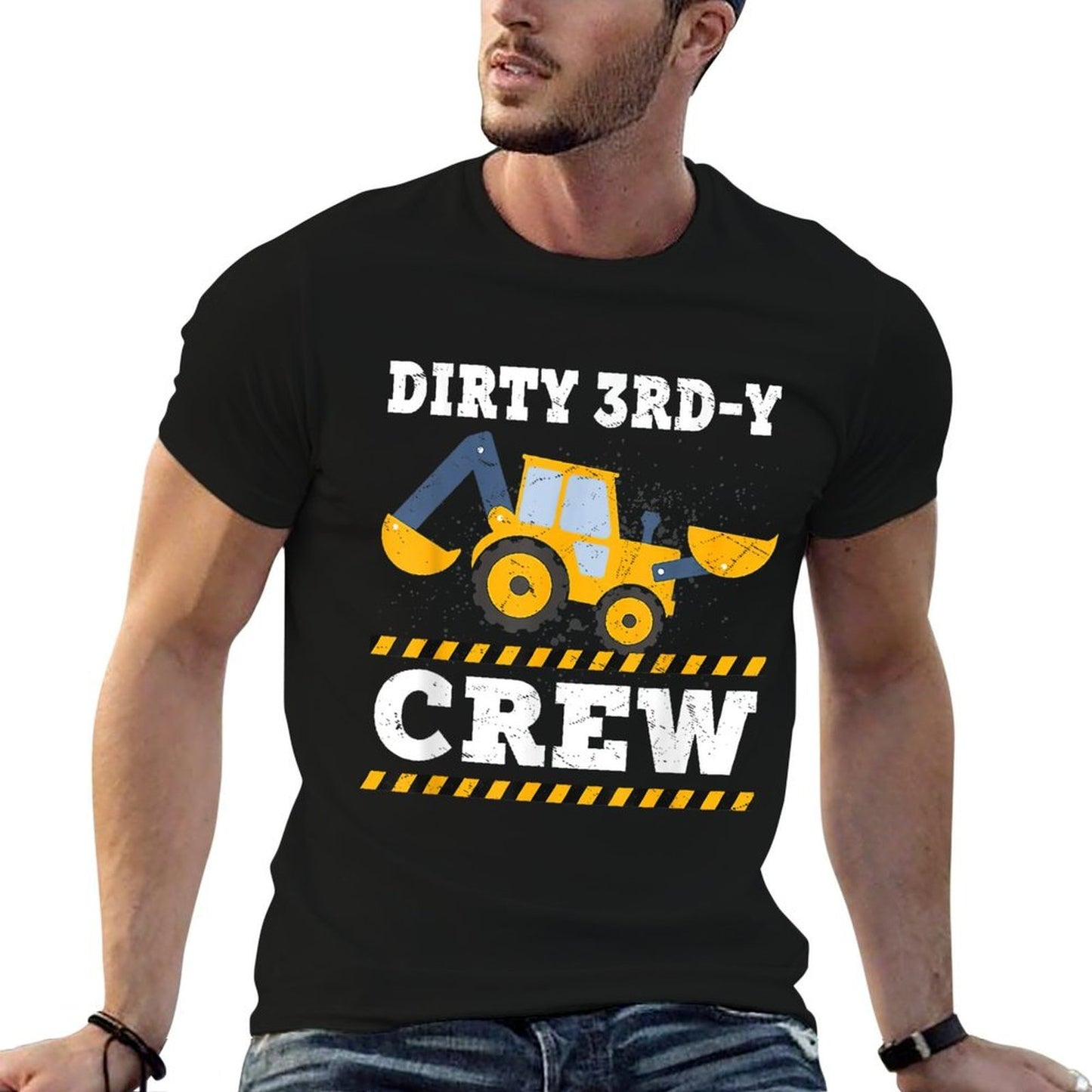 Dirty 3rdy Birthday Construction Truck 3rd Bday Crew  Lightweight T-Shirt