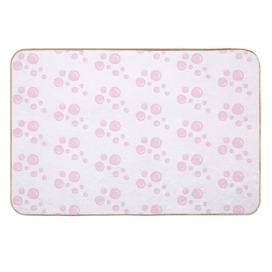 Pink Bubbles Collection  Toxin-Free Bath Mat