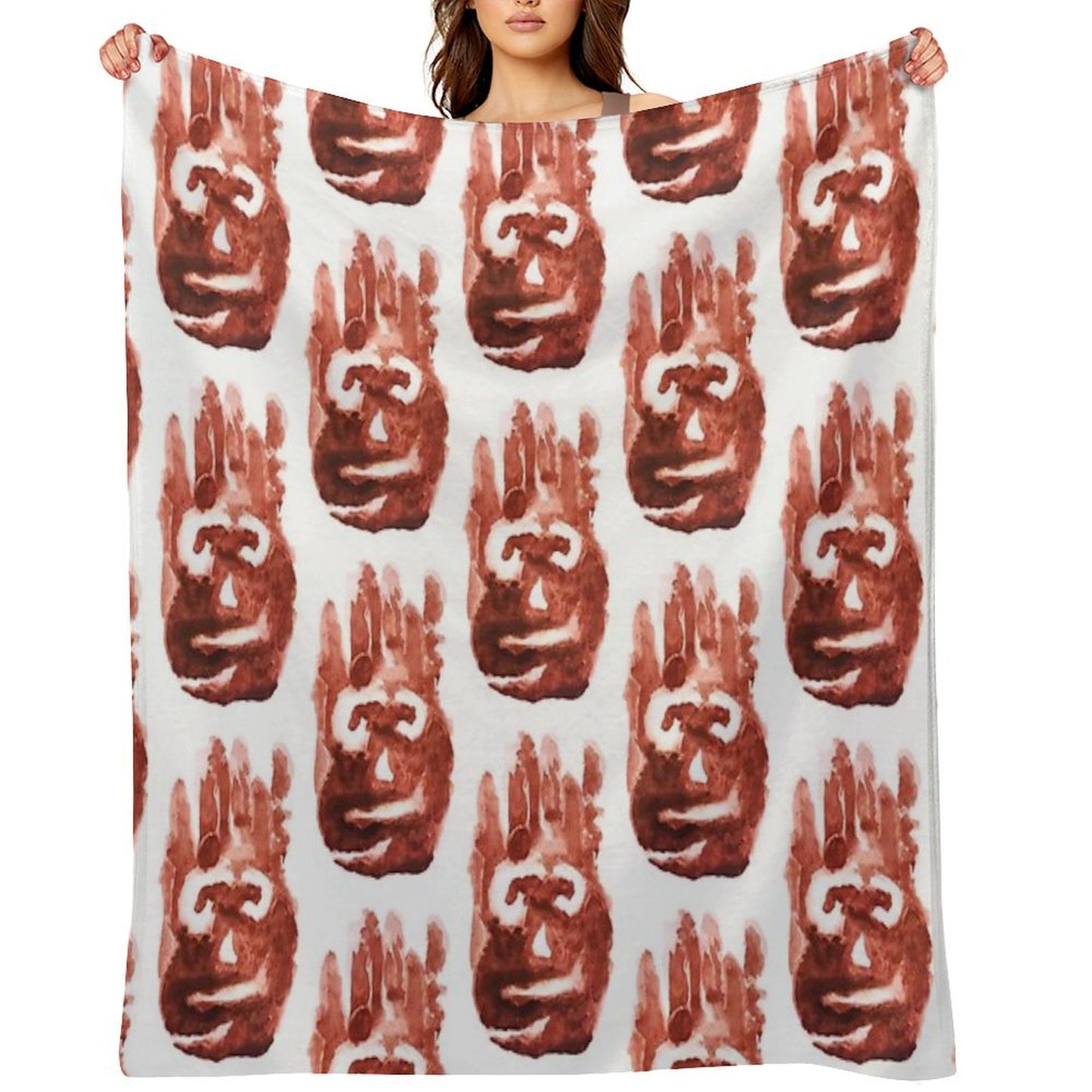 WILSON! Wrinkle-free Throw Blanket