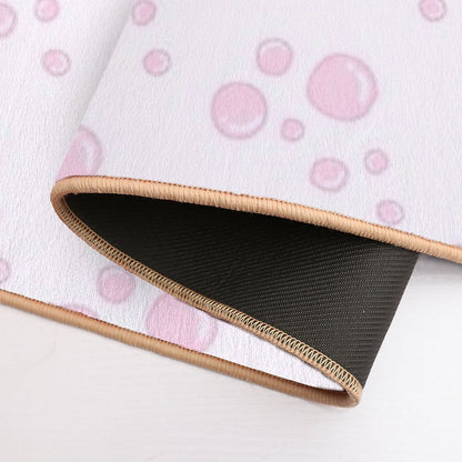 Pink Bubbles Collection  Toxin-Free Bath Mat