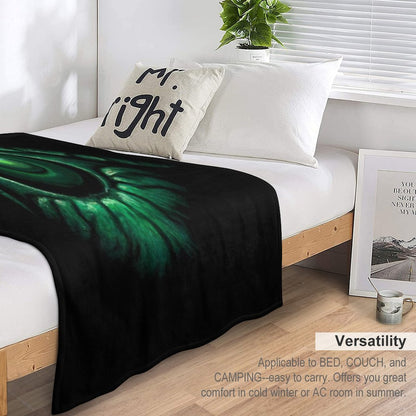 Cthulhu Eye (Waterpixels) Plush Throw Blanket