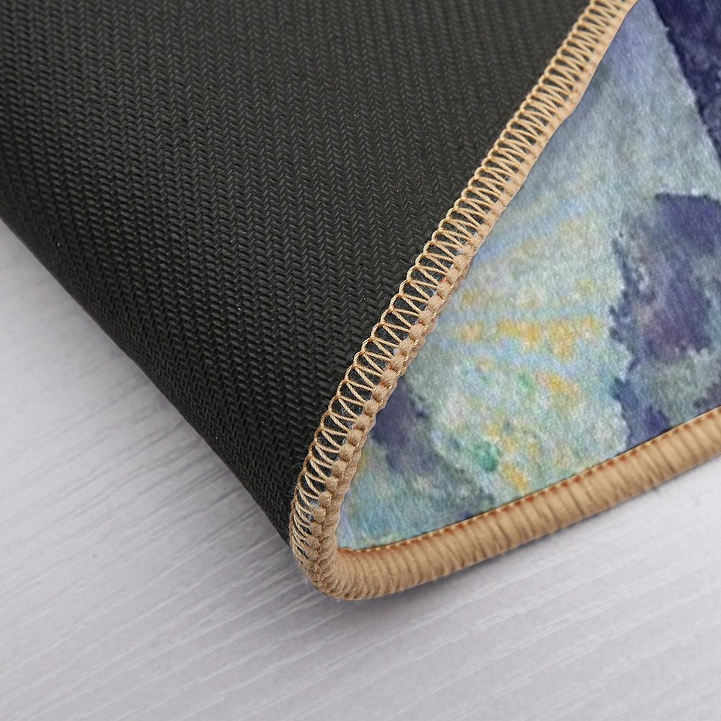 Giraffes And Trees  Easy Maintenance Bath Mat