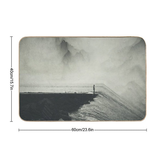 VertigOcean - Surreal Seascape  Non-Slip Bath Mat