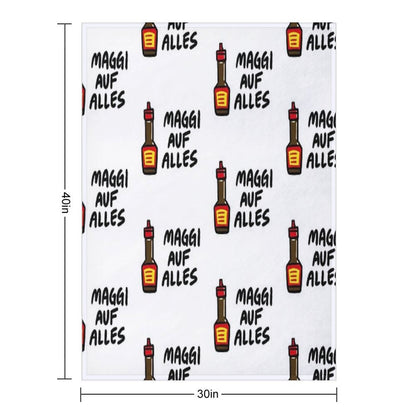 Maggi Auf Alles (Deutsch) Durable Throw Blanket