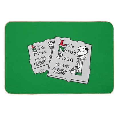 Little Nero's Pizza  Slip-Resistant Bath Mat