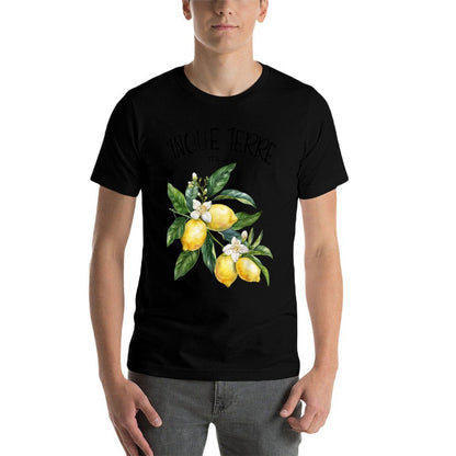 Cinque Terre Lemon Art Italian Fruit Lover Italy Riviera  Classic T-Shirt