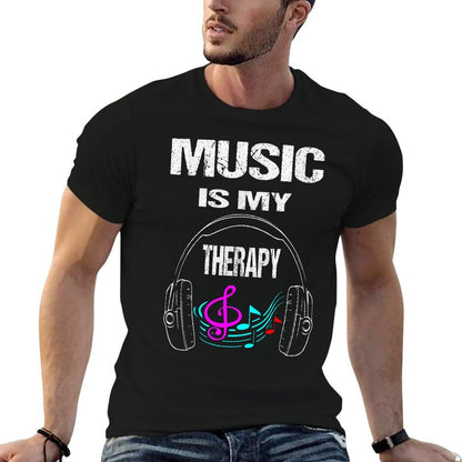 Music Is My Therapy Musician  Classic T-Shirt