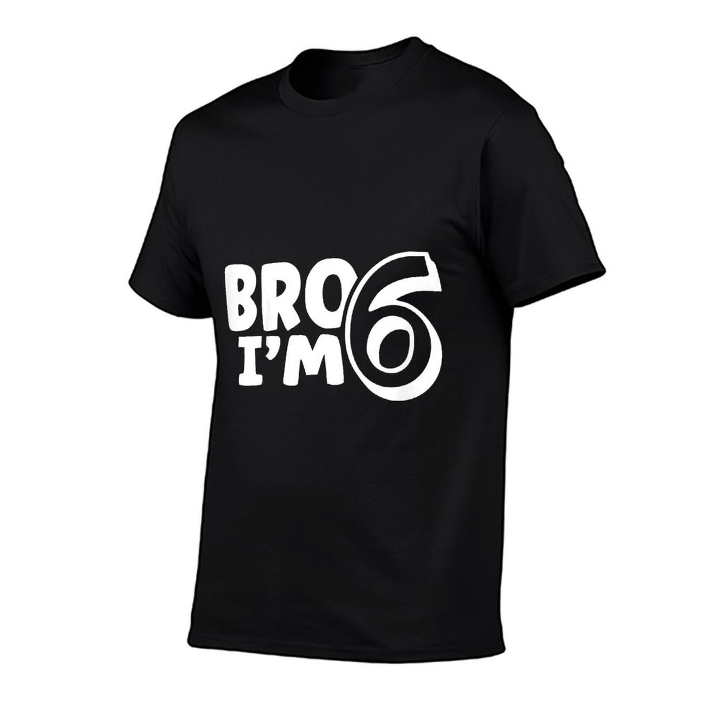 Kids Kids 6th Birthday Boy Bro I’m 6 Year Old Six Sixth  Wrinkle-resistant T-Shirt
