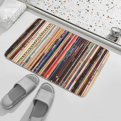 Indie Rock Vinyl Records  High-Traffic Bath Mat
