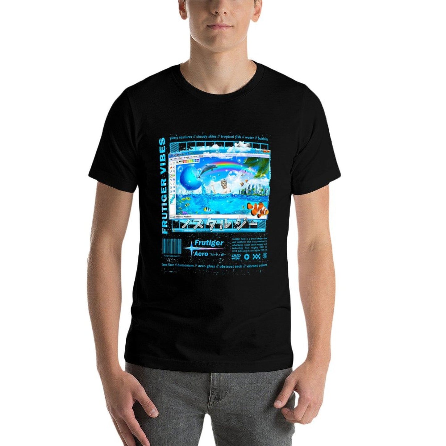 Frutiger Aero Fashion Collection - Frutiger Vibes  Wrinkle-resistant T-Shirt