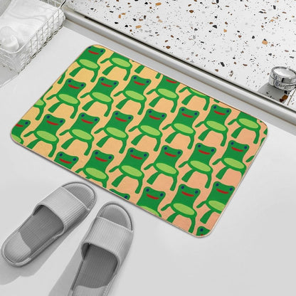 Froggy Chair Pattern  Multi-Purpose Bath Mat