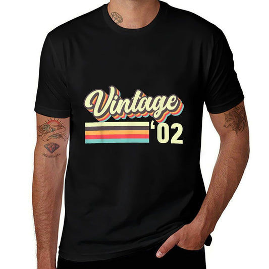 Vintage 20th Birthday T Shirt 20 Years Birthday Design  Oversized Silhouette T-Shirt