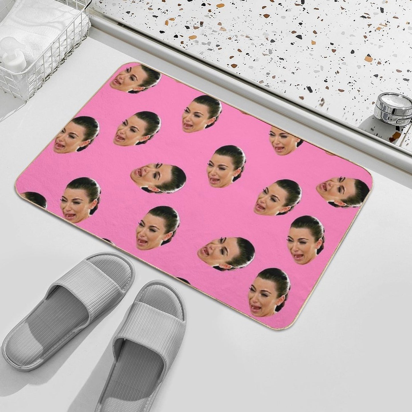 Crying Kim Kardashian Durable Bath Mat