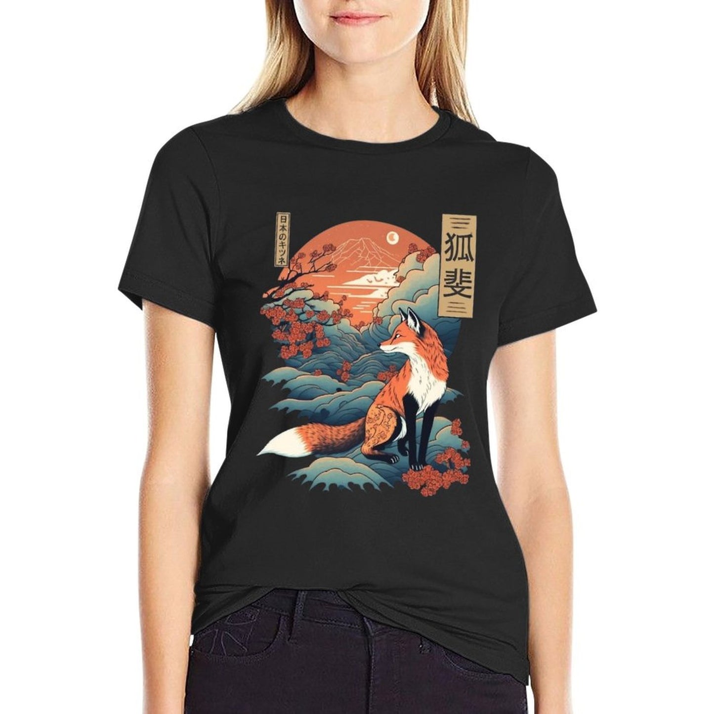 Japanese Fox 5  Easy-care T-Shirt