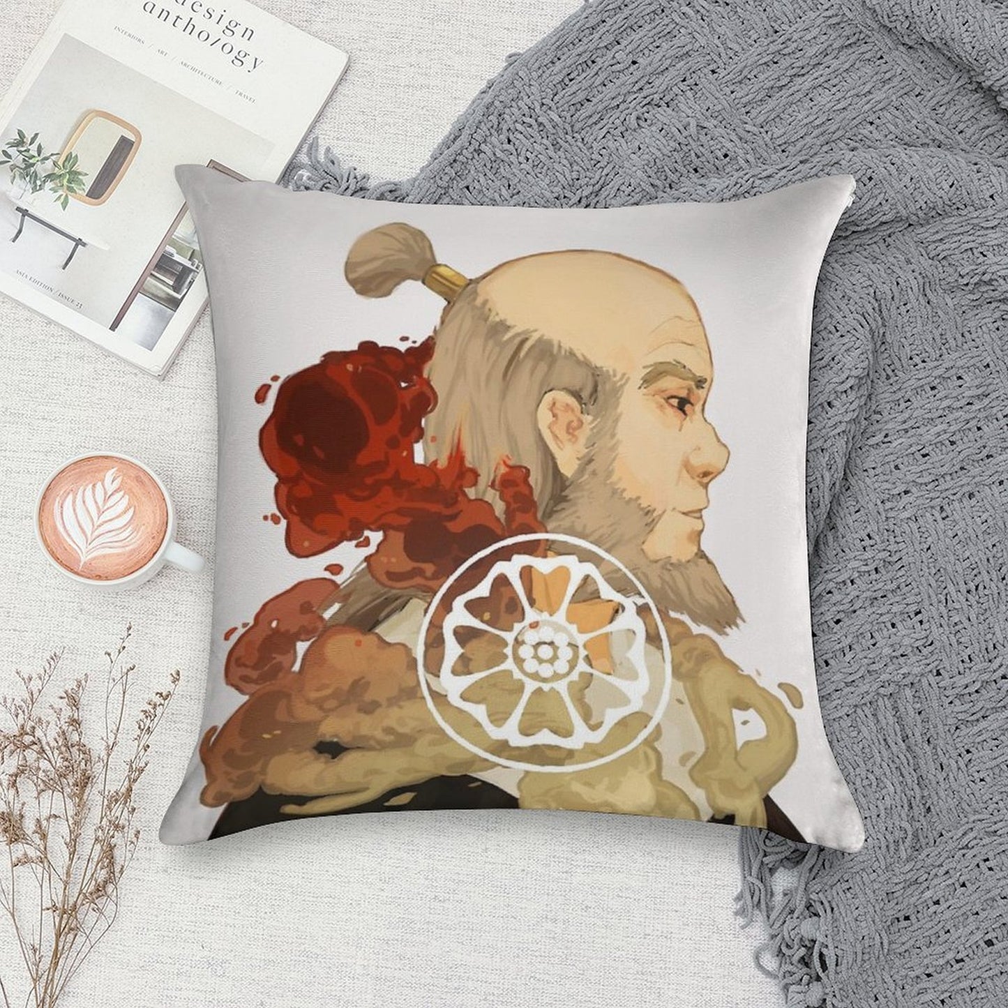 Iroh Soft Durable Construction Throw Pillow