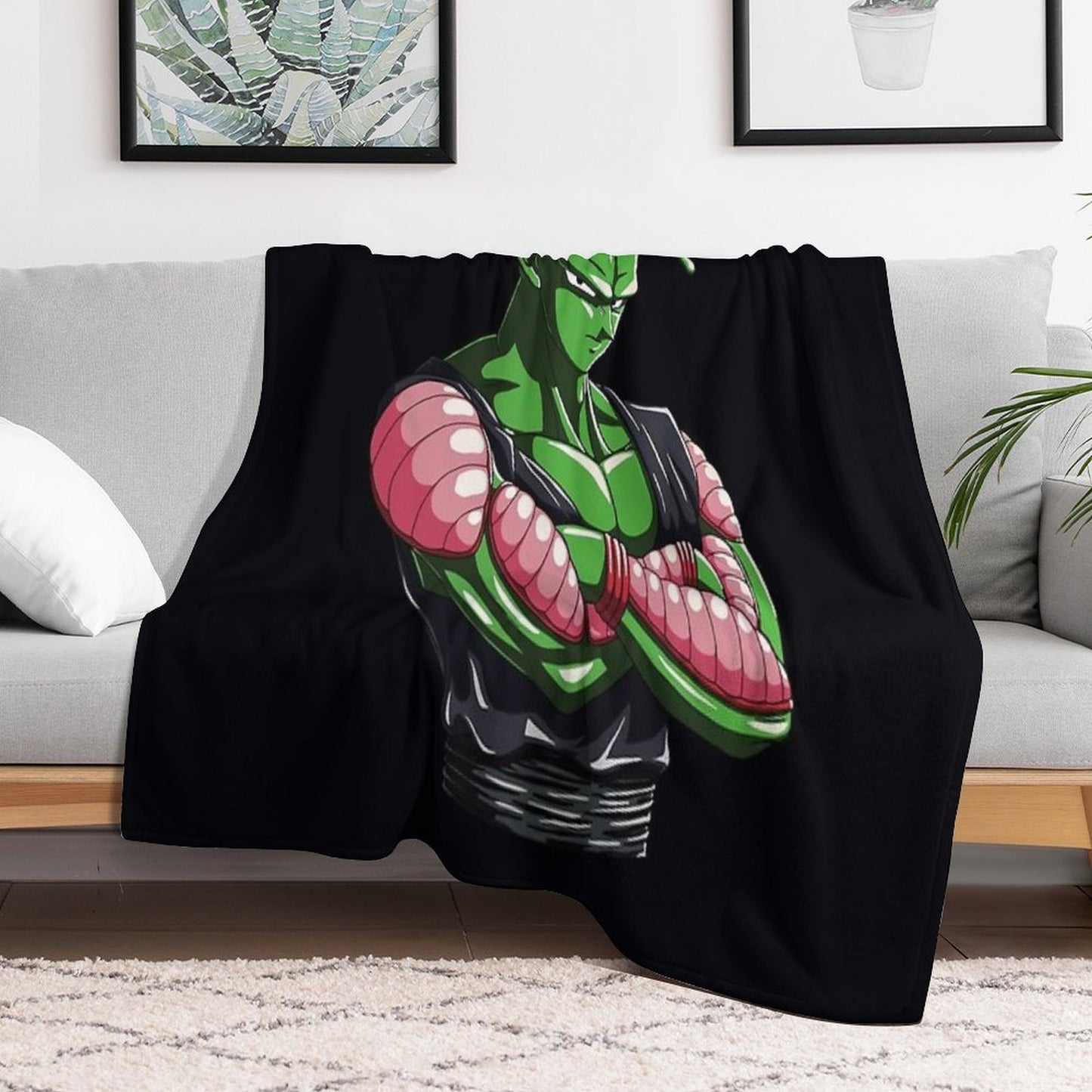 DBZ - Piccolo Sustainable Throw Blanket