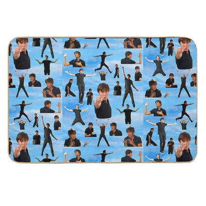 Zac Efron Troy Bolton Bet On It  High School Musical  High-Traffic Bath Mat