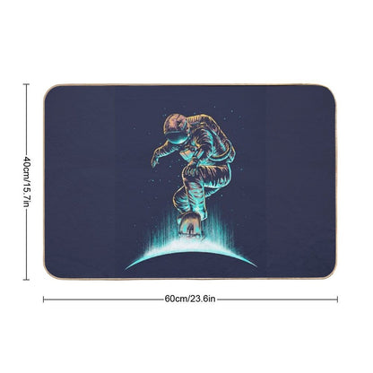 Space Grind  Rapid-Drying Bath Mat