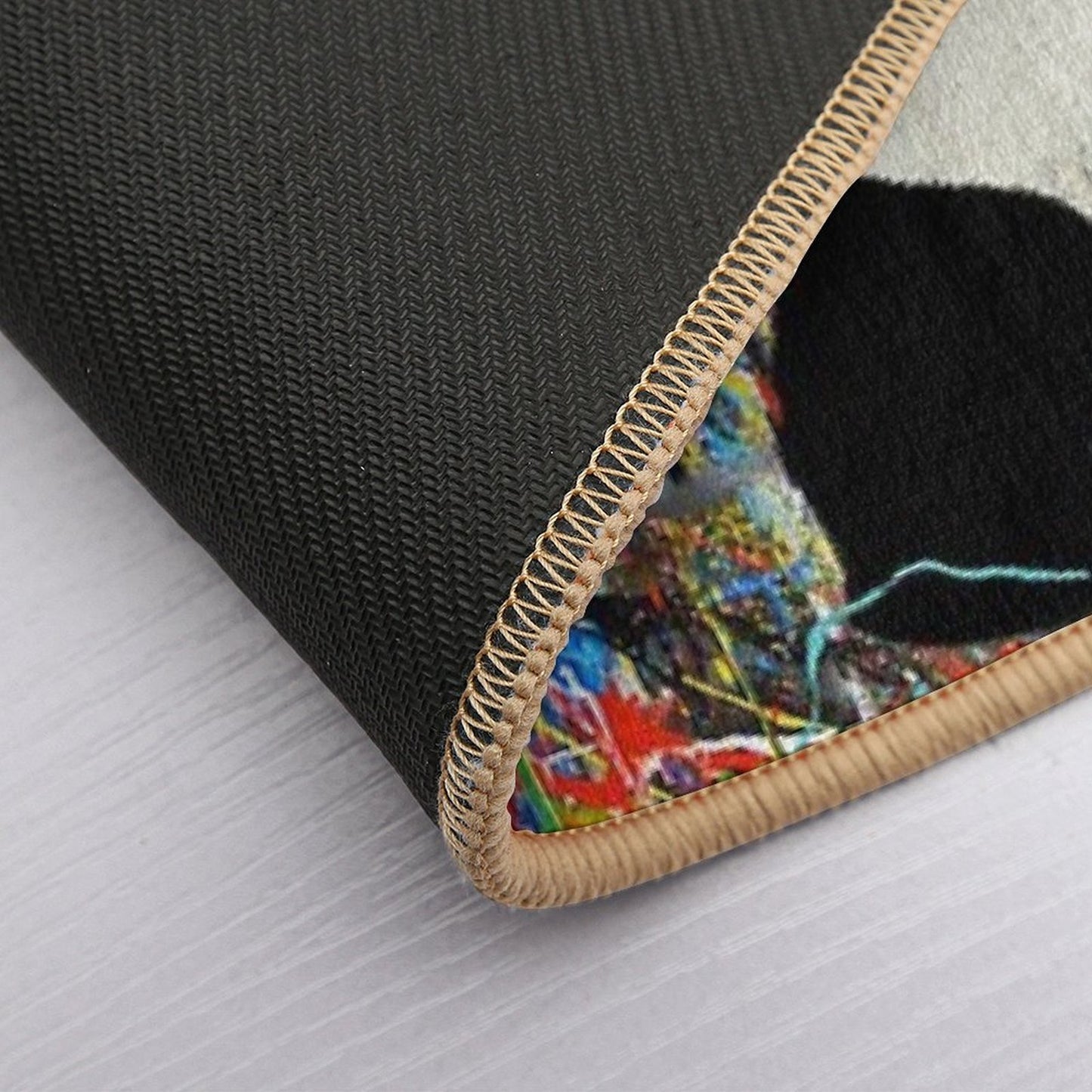 Panda With Guns Stick Em Up - Pop Street Art Banksy  Toxin-Free Bath Mat