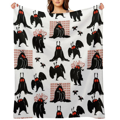 And It's Mothman! Durable Throw Blanket