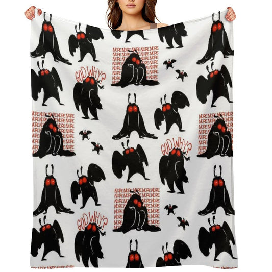 And It's Mothman! Durable Throw Blanket