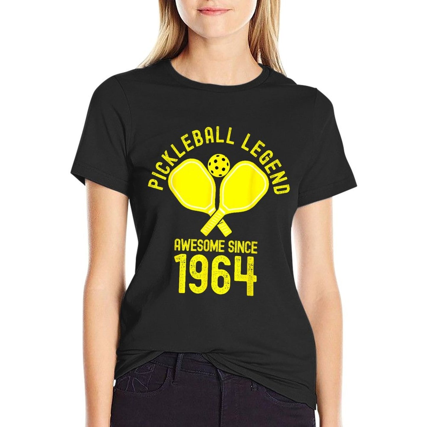 Pickleball Legend Awesome Since 1964 Retro 60th Birthday Comfortable T-Shirt